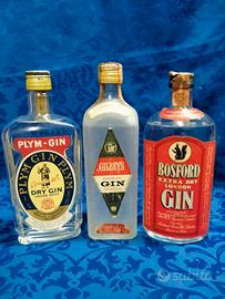 Bottiglie di Gin.