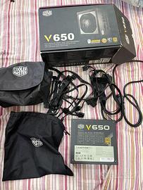 Alimentatore cooler master v650 80+ gold modulare