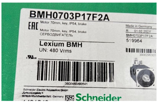 BMH0703P17F2A servomotore Schneider Electric nuovo