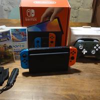 NINTENDO SWITCH OLED+controller e 3 giochi