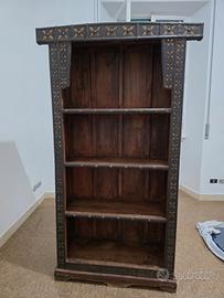 Libreria Etnica in legno massello 