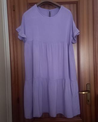 Vestito estivo color lilla oversize