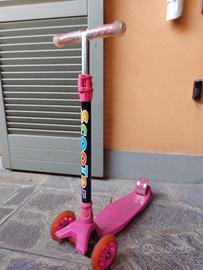 Monopattino 3 ruote rosa
