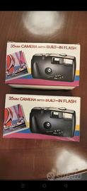 2 35 mm camera with Built-in flash