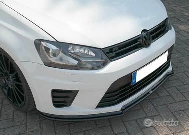 Lama spoiler paraurti anteriore vw polo 6c wrc abs