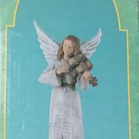 Statua Angelo con Violino in Resina