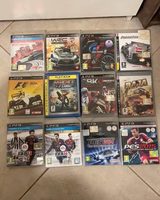 Giochi PS3 playstation PES FIFA F1 GRAN TURISMO