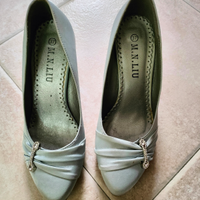 Scarpe décolleté argento