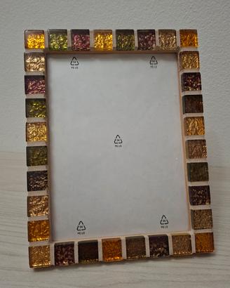 Cornice portafoto in mosaico