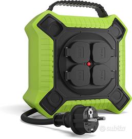 Prolunga elettrica 10 metri IP44 con 4 prese prote
