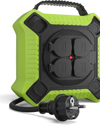 Prolunga elettrica 10 metri IP44 con 4 prese prote