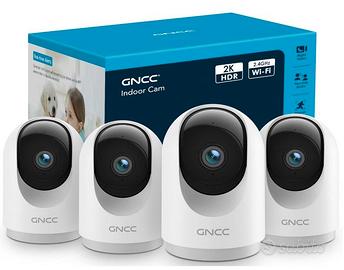 2K Telecamera Wi-Fi Interno 2.4/5GHz Visione