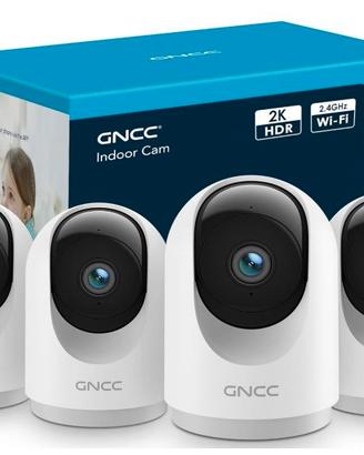 2K Telecamera Wi-Fi Interno 2.4/5GHz Visione