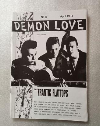 Demon Love #6 1994 fanzine psychobilly rockabilly
