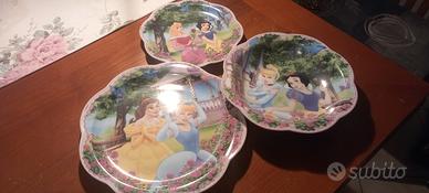 Set piatti porcellana principesse Disney 