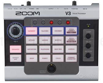 Zoom V3 processore vocale multi effetti, autotune