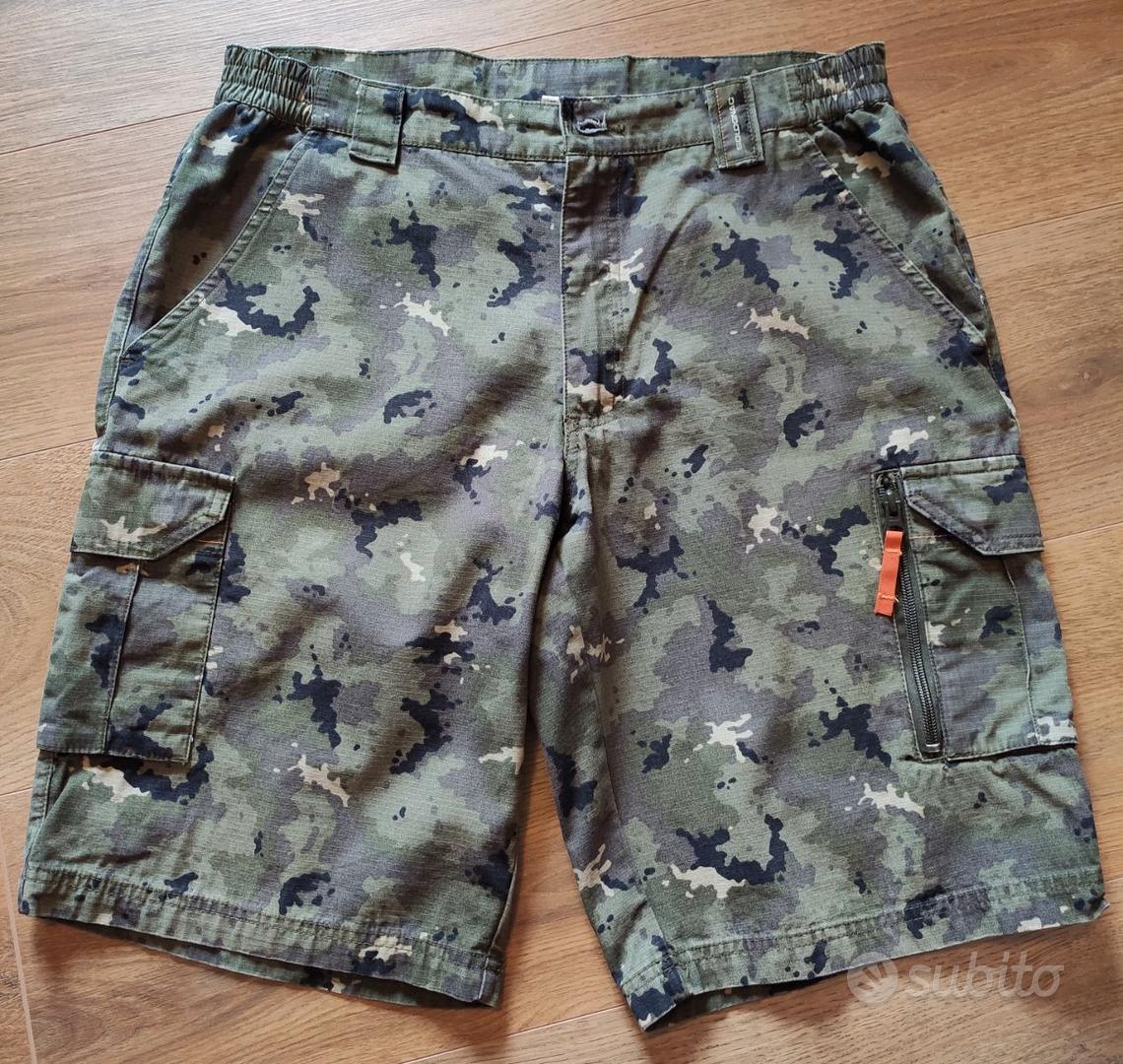 Pantaloni corti Shorts Decathlon mimetici Tg L Abbigliamento e