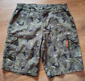 Pantaloni corti Shorts Decathlon mimetici - Tg L