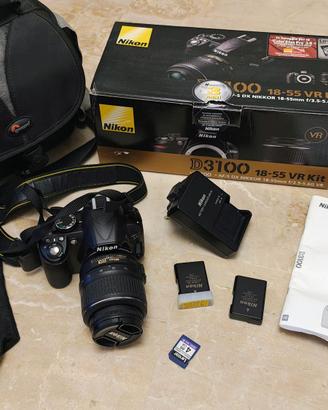 Nikon D3100 con 18/55 e 55/200