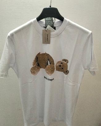 T-Shirt Palm Angels orsetto bianca taglia M 