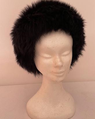 Cappello Pelliccia Agnello Toscano Nero