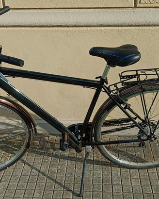 Bicicletta nera elegante