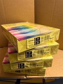 4 risme carta gialla 