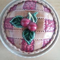 Centro tavola a forma di crostata 