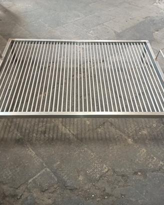 Griglia in acciaio inox per bbq 70*50