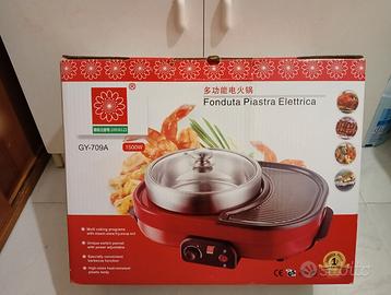 Hot Pot elettrico con piano griglia
