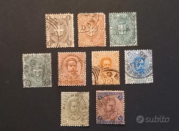 1891 Francobolli Regno d'Italia