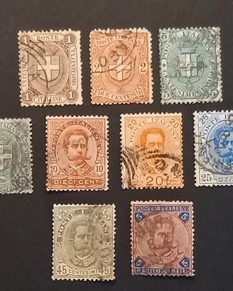 1891 Francobolli Regno d'Italia