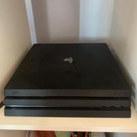 PS4 pro con componenti