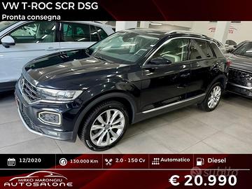 VW T-Roc 2.0 TDI SCR 150 CV DSG Style FINANZIABILE