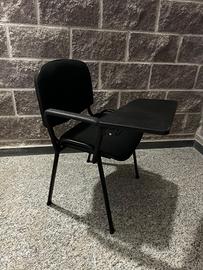 Sedia da conferenza con scrittorio