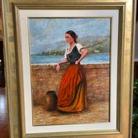 Quadro Quadro dipinto a olio 1992 copia unica