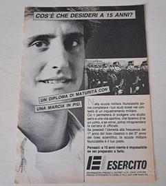 Pubblicità Esercito Italiano (1988)