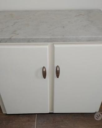 Credenzina con piano in marmo anni '50