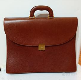 MENDINO Borsa Valigetta Portadocumenti pelle vtg