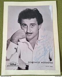 B032> Domenico Modugno Vera Fotografia con dedica