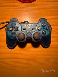 CONTROLLER PLAYSTATION 1 BLU TRASPARENTE LIMITATO
