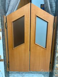 Porta a saloon in legno