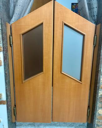 Porta a saloon in legno