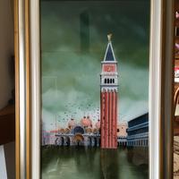 Quadro Mario Busellato : Acqua Alta a Venezia