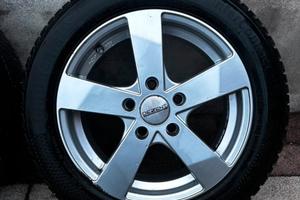 4 Cerchi Dezent da 16+ gomme invernali Continental