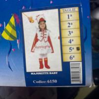 Vestito carnevale baby majorette 5 taglia
