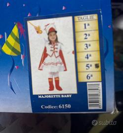 Vestito carnevale baby majorette 5 taglia