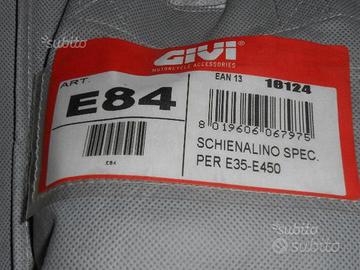 Givi e84 schienalino bauletto givi e35-e450