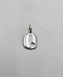 Ciondolo Pomellato con Cuore Traforato in Argento