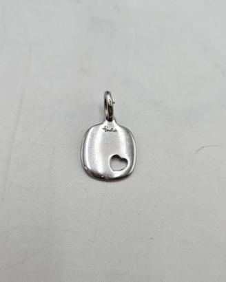 Ciondolo Pomellato con Cuore Traforato in Argento